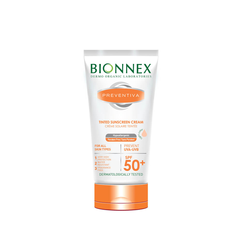 Tinted – SPF 50 + Sunscreen Cream – Bionnex Pakistan